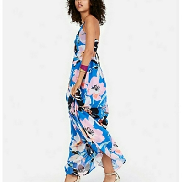 Express Vibrant Floral Maxi Dress - Picture 1 of 10